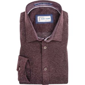 Blue Crane shirt jersey slimfit rood