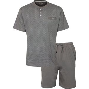 Paul Hopkins Heren Shortama - 100% Katoen - Grijs - Maat XXL