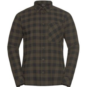 LITE - Flanellen Overhemd - Ademend Katoen - 1 Borstzak - Gebogen Zoom