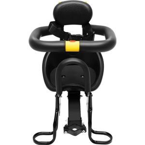Gran VidaÂ® - Fietszitje Voor Kinderen - Zwart - Aluminium - Comfortabel en Veilig - Makkelijk te Monteren