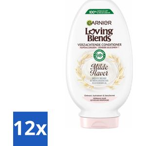 Garnier Loving Blends Milde Haver Conditioner 250 ml - Voordeelverpakking - 12 stuks