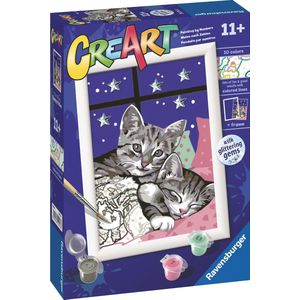Ravensburger CreArt Sleepy Kitties - Schilderen op nummer voor kinderen