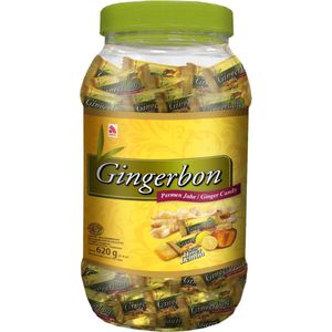 Gingerbon - Gember Snoep - Honey Lemon - 620 Gram - (Hersluitbaar)