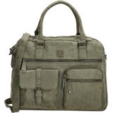 Enrico Benetti Ardèche 66585 Handtas met 15"" laptopvak - Olijf groen