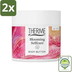 Therme - Blooming Selfcare - Bodybutter - Hydraterend - Verzorgend - 225g - Voordeelverpakking - 2 stuks - Bodybutter - Hydraterende crème