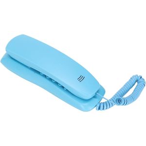 Telefoon met Snoer aan de Muur Hoteltelefoon met Mute-pauze en Herkiesfunctie - Blauw