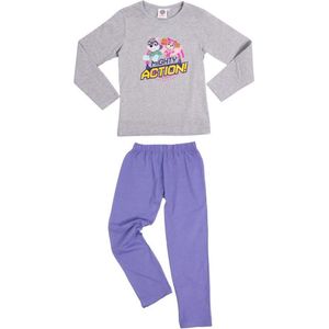 Paw Patrol Pyjama - Katoen - Grijs/Lila  - maat 110/116