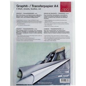 AMI Grafietpapier A4, 5vel, wit
