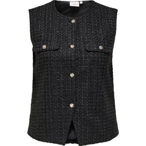 ONLY CARMAKOMA - CARSHONA LIFE S/L BOUCLE WAISTCOAT - Dames - Vesten Maat 46