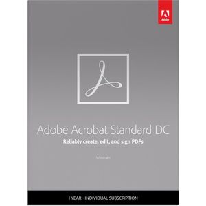 Adobe Acrobat Standard DC - 12 months/1 device - Multi L PC