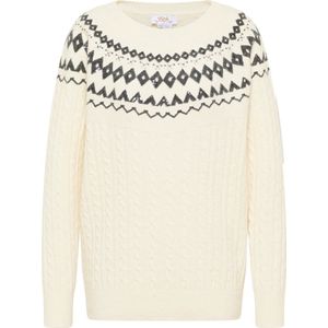 Trui - Pailletten - Lange Mouw - Normale Pasvorm - Ronde Hals - Drukke Print