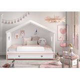 LUCEVI - Amori Roldbed voor Huisbed 190x90cm - Wit