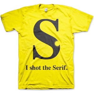 Hybris I Shot The Serif Yellow-XL