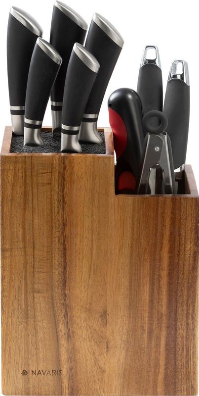 Messenblok - Hout - 6 Messen