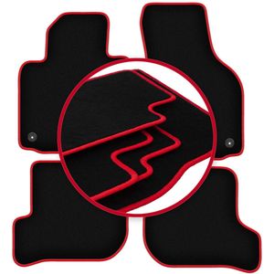 CARLUX-RED automatten voor: Volkswagen Golf VI hatchback, variant, stationwagen (2009-2013)