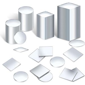 150 stuks afneembare zelfklevende spiegel 25 cm - Mini-kleefspiegel voor kast doe-het-zelf decoratie Washing Machine