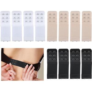 Allecto plus - Beha verlengstukken voor dames | Nylon met goede elasticiteit | Roestvrijstalen haken | Comfortabele beha-aanpassing tijdens zwangerschap | Gewichtstoename | Set van 12.