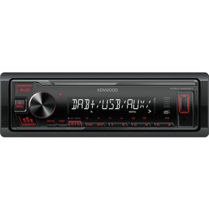 Kenwood KMM-DAB307AO autoradio Zwart 200 W