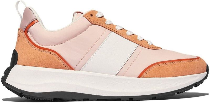 FitFlop - F-Mode Flow - Sneaker - Peachy/Clay Pink Mix - Microwobbleboard Tussenzool