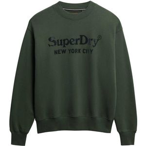 Superdry - Brand Mark Loose Fit Sweatshirt - Groen - Dames