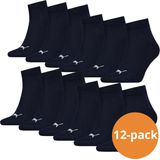Puma Quarter Sokken Plain 12-pack Navy-35/38