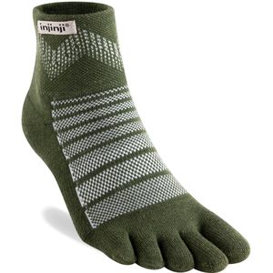 Injinji Teensokken Outdoor Midweight Mini Crew Wool Unisex IS223630 50 Green S=37-40