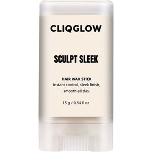 CLIQGLOW - Sculpt Sleek Hair Wax Stick - Cruelty Free & Vegan Formule - Haarstyling - Jojoba Olie - Bijenwas - Tegen Pluizig Haar - Anti Frizz - 15 g