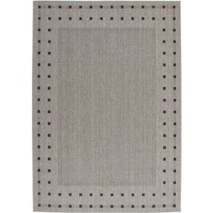 Finca | Laagpolig Vloerkleed | Silver | Hoogwaardige Kwaliteit | 120x170 cm