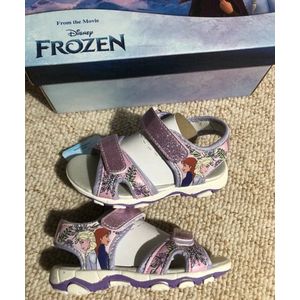 Frozen sandalen - schoenen - klittenband - roze - paars - glitters - maat 32