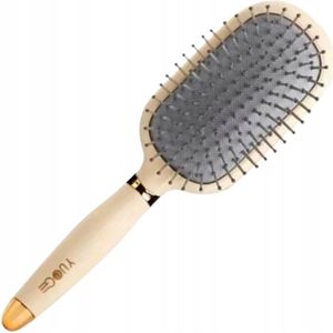 Ecarla Massage Borstel voor Haar - Beige/Goud