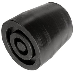 Kruk- en Stokdoppen - Zwart - 27 mm - Per Paar