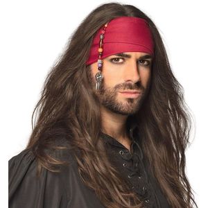 Haarclip Piraat met Parels en Amulet – Haarklem voor Carnaval en Halloween