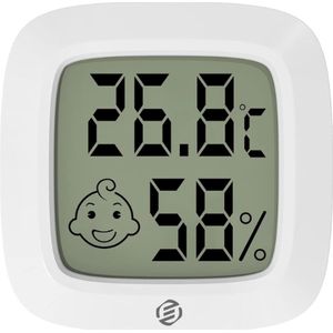 Equivera Huisthermometer - Kamerthermometer - Binnenshuis - Digitale Thermometer - Hygrometer