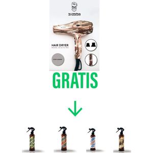 Bandido Pro Haardroger Army 2600 Watt  + 4X Haar Conditioner 350ml GRATIS
