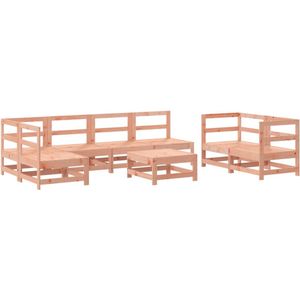 vidaXL - 8-delige - Loungeset - massief - douglashout