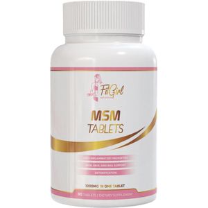 FitGirl Nutrition | MSM 1000mg | 90 Tabletten 90 servings | Methylsulfonylmethaan | Supplement | Nutriworld