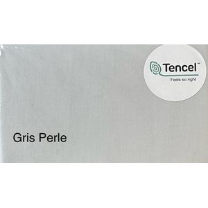 Hoeslaken Tencel - Katoen 180x200 kleur gris perle