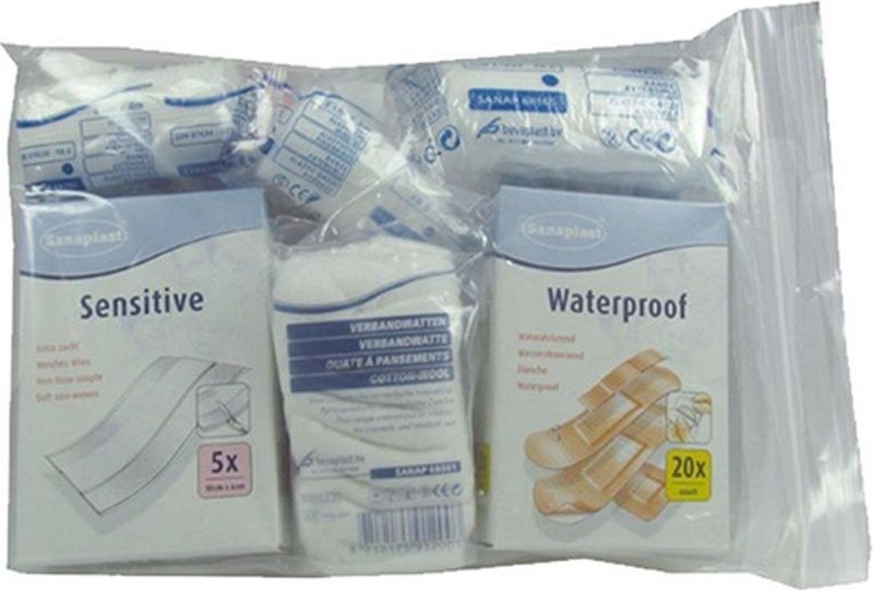 Navulling Verbanddoos Plus - Inhoud 10 Wondpleisters - Gripzak