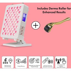 Spiral Sun - Smart Roodlichttherapie 300 Paneel - Red Light Paneel - Verstelbare Hoek - Rood Licht Therapie Paneel - Tot 10000 Hz - RLT Therapie