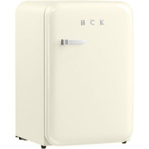 HCK Retro Koelkast 115 L BC-130RA - Crèmekleur - 39 dB -