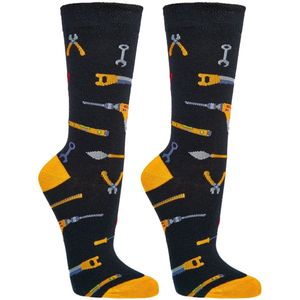 Grappige sokken | Dames sokken | Heren sokken | Thema: Klussen | Merk: Feterz | Maat: 36-41 / 42-47 | 2 Paar