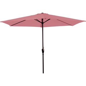 Parasol Gemini pink 3 Meter - Tuin - parasol - zomer - zonbescherming