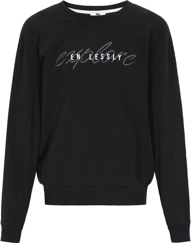 MO - Sweatshirt 'Back To School' - Grijs - Sweatstof - Lange Mouw