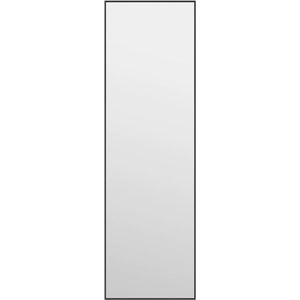 vidaXL-Deurspiegel-30x100-cm-glas-en-aluminium-zwart
