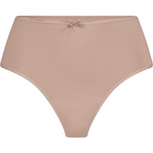 RJ Bodywear Pure Color dames maxi string (1-pack) - lichtbruin