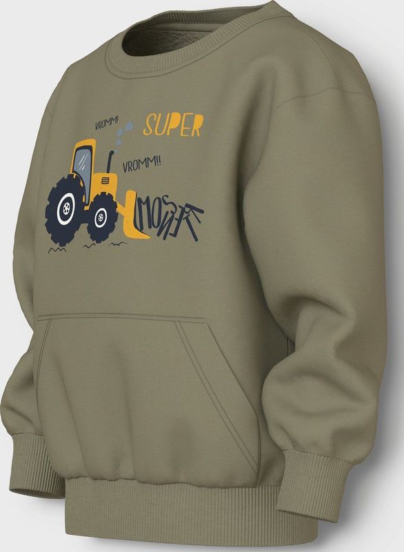 NAME IT - NMMVUGO LS NREG SWEAT BRU - Jongens - Sweatshirt