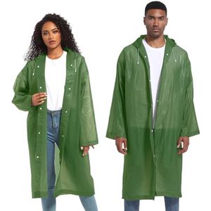 Herbruikbare Regenponcho's voor Volwassenen met Capuchon - 2 Stuks