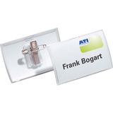 Durable badge met combiclip Click Fold formaat 40 x 75 mm