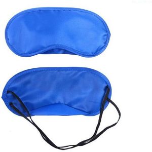 Zijden Slaapmasker - Natuurlijke Moerbeizijde - Oogbescherming - Comfortabel en Ondoorzichtig - Blauw