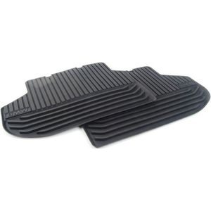 Rubberen Automatten Achterzijde voor BMW 5 Serie Gran Turismo (F07 & LCI) - Tweedelig - Slijtvast - Precieze Pasvorm - Zwart - Thermoplastische Elastomeren